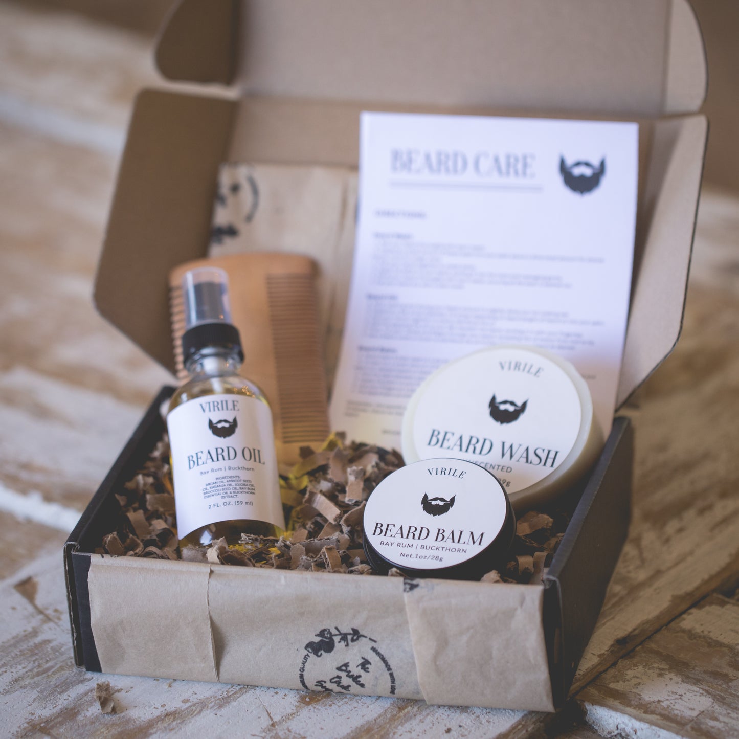 Virile Beard Care Grooming Kit