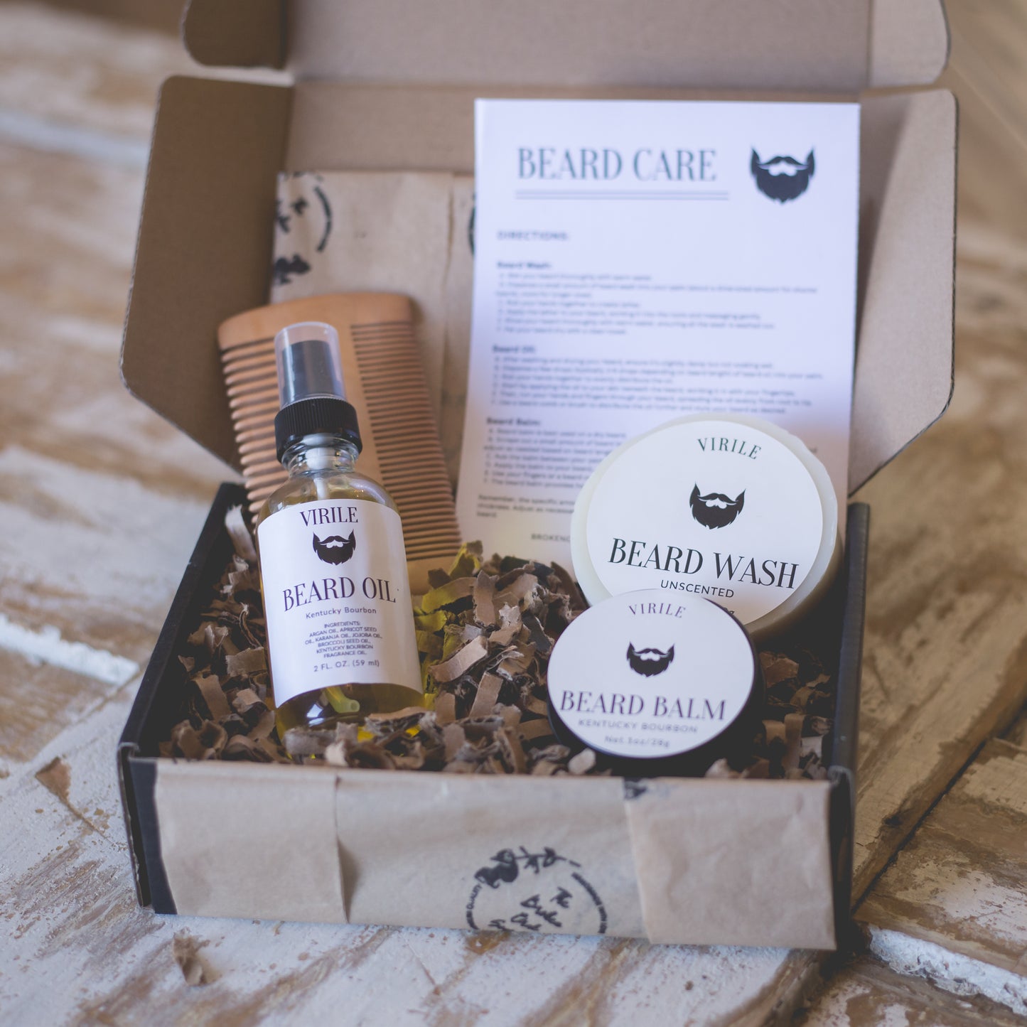 Virile Beard Care Grooming Kit