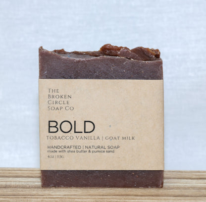 Bold (Tobacco Vanilla) | Goats Milk Soap | Exfoliating