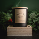 Moss & Mist | Luxury Soy Candle | Sea Salt, Plum, Sandalwood