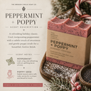 Peppermint + Poppy Soap | Holiday Peppermint Soap