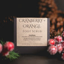 Cranberry Orange Foot Scrub | Exfoliating & Nourishing Foot Care for Soft, Revitalized Feet