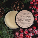 Cranberry + Orange Foot Balm | Nourishing Hydration for Dry, Cracked Heels