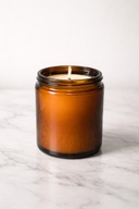 8 oz Amber Glass Soy Candle