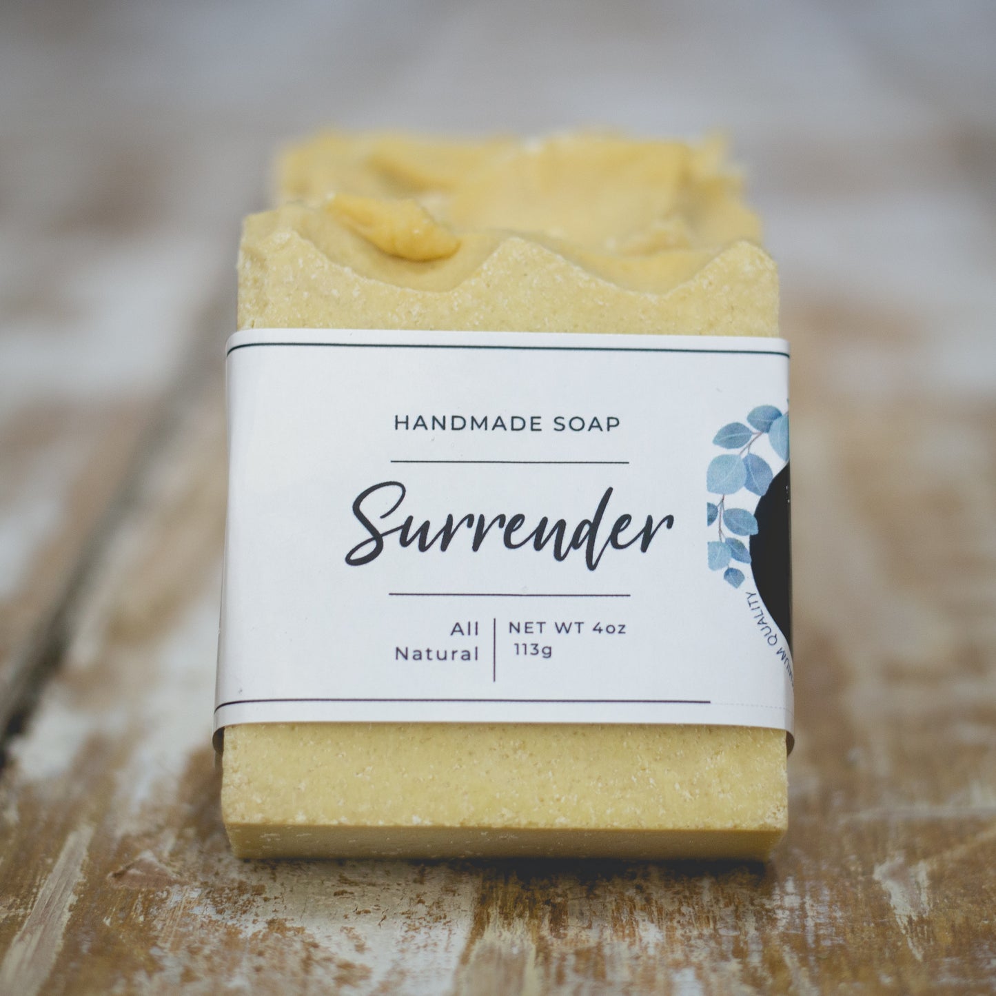 Surrender (Lemongrass) | Sea Salt Bar | Vegan Soap