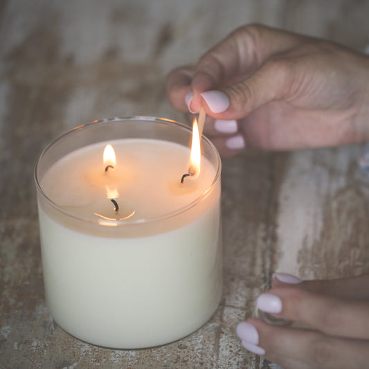 3 Wick Candle | All-Natural Soy Wax | Handpoured