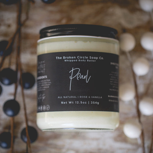 Pearl Whipped Body Butter | Rose & Vanilla